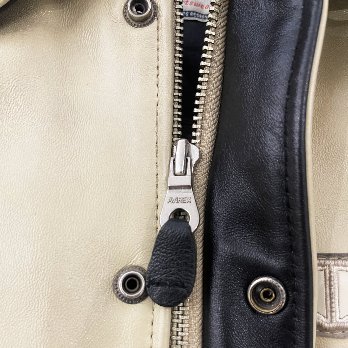 Avirex Leather Varsity Jacket