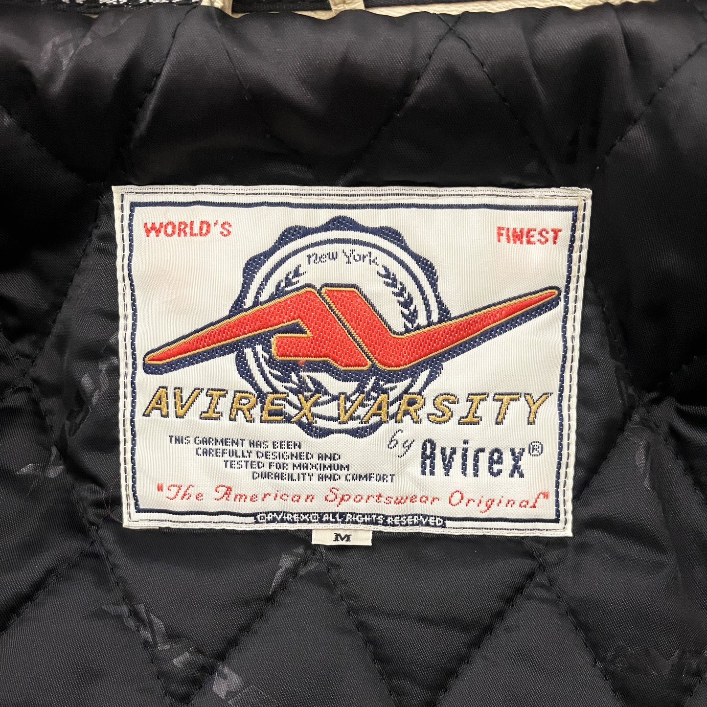 Avirex Leather Varsity Jacket