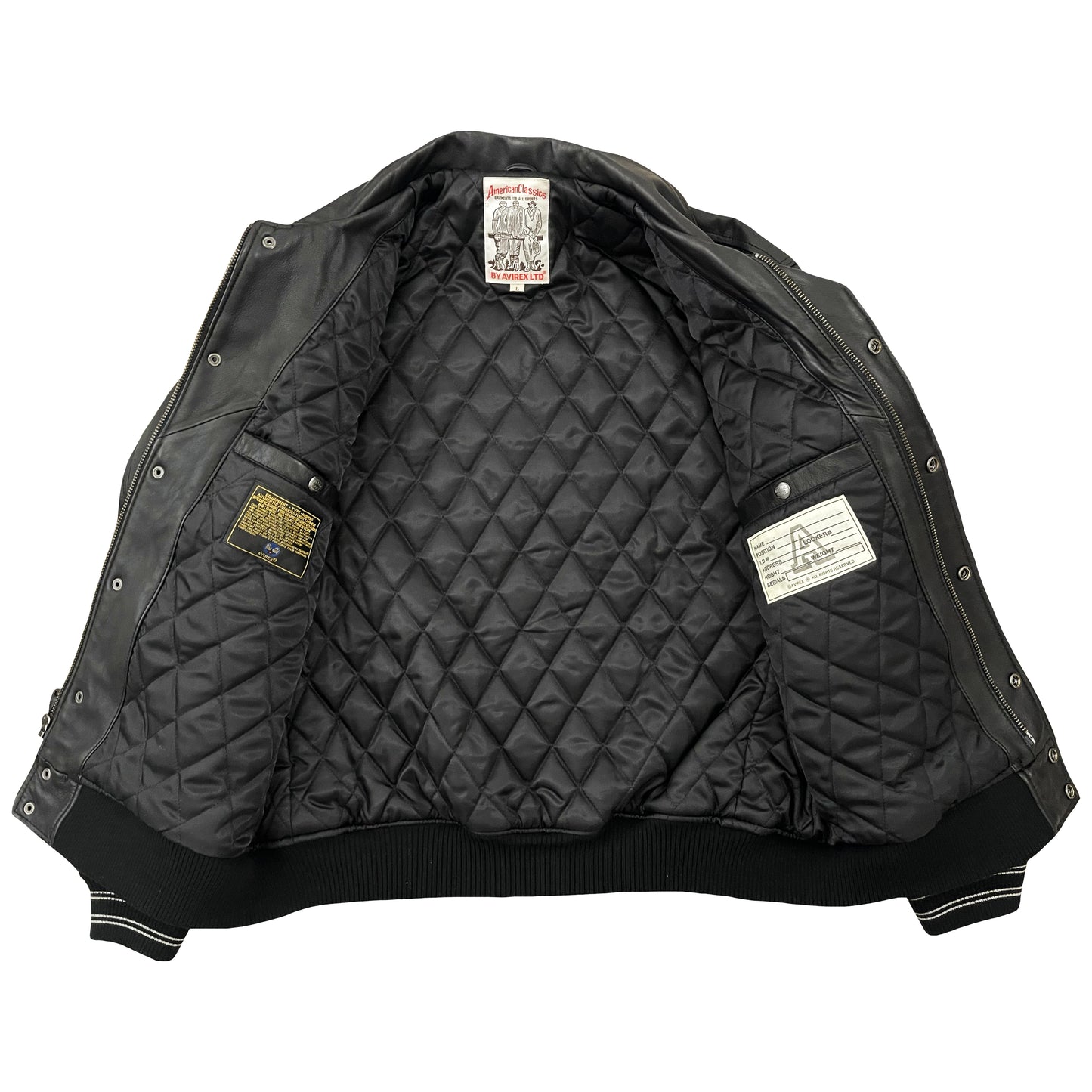 Avirex Leather Varsity Jacket