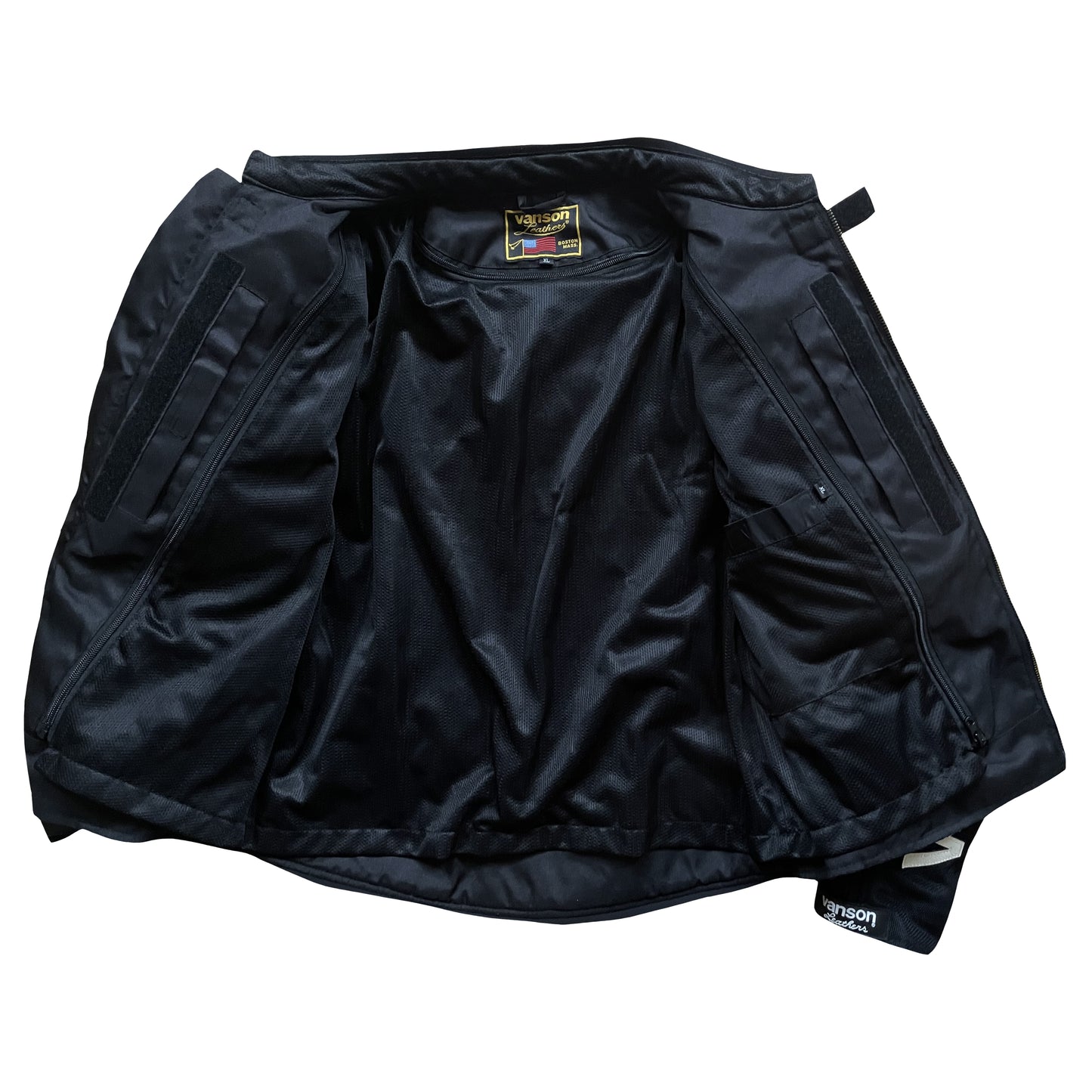 Vanson Leathers Motorcycle Mesh Racing Jacket - L