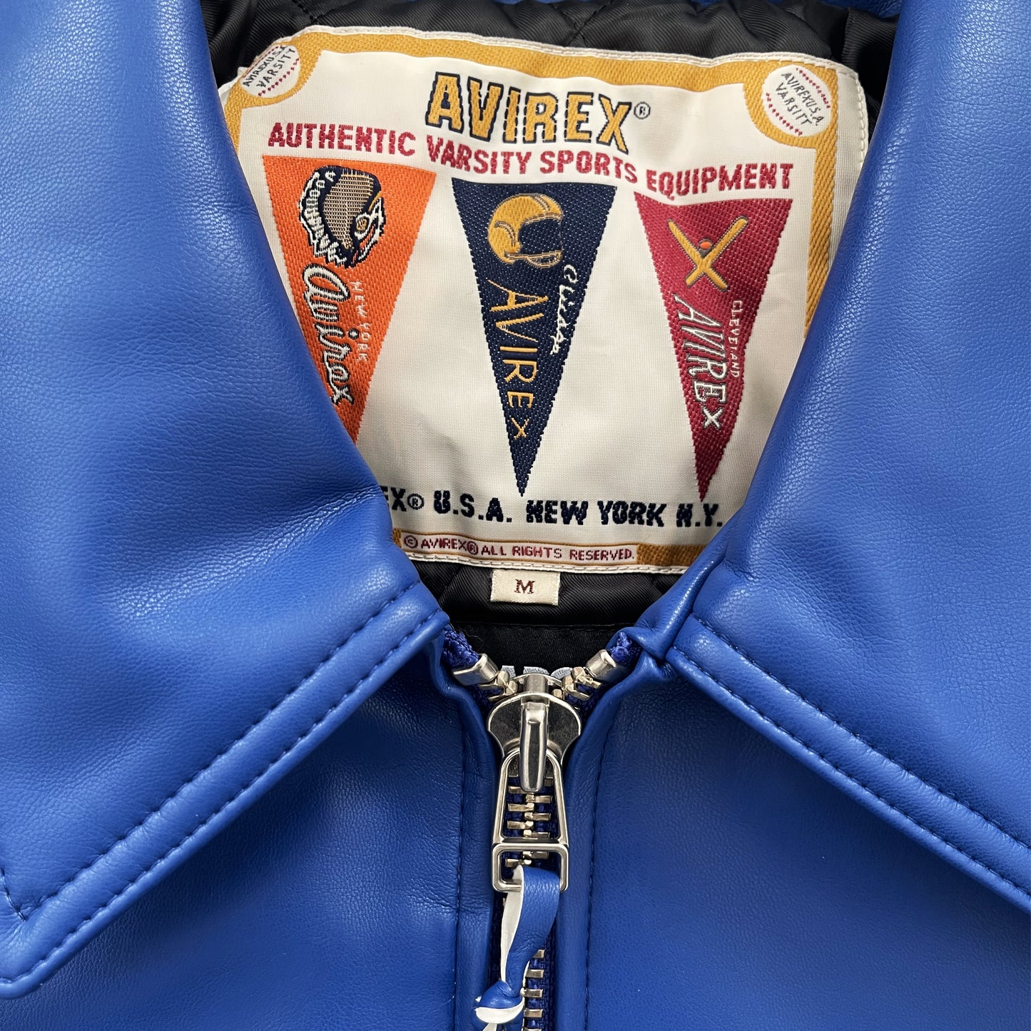 Avirex x XLARGE Leather Varsity Jacket