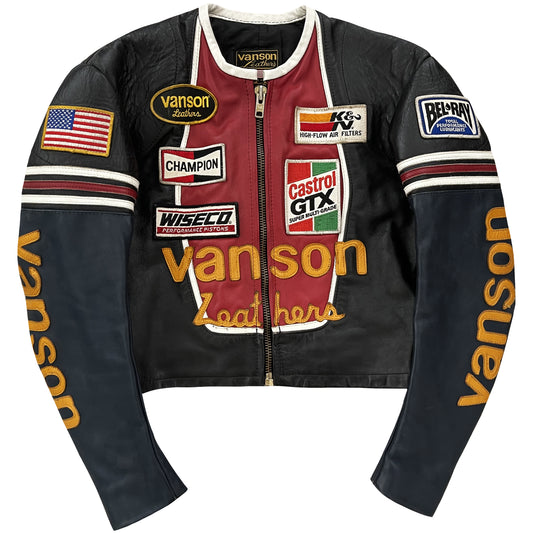 Vanson Leathers Motorcycle Racer Jacket