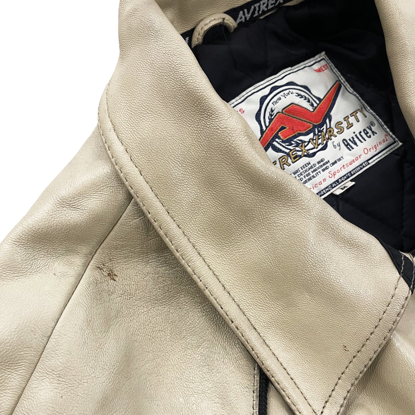 Avirex Leather Varsity Jacket