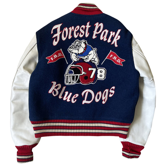Whitesville 'Forest Park Bull Dogs' Varsity Jacket - M