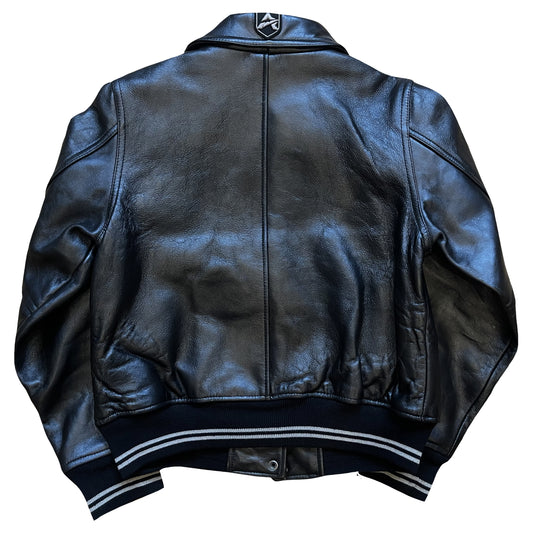 Avirex Leather Varsity Jacket - XS