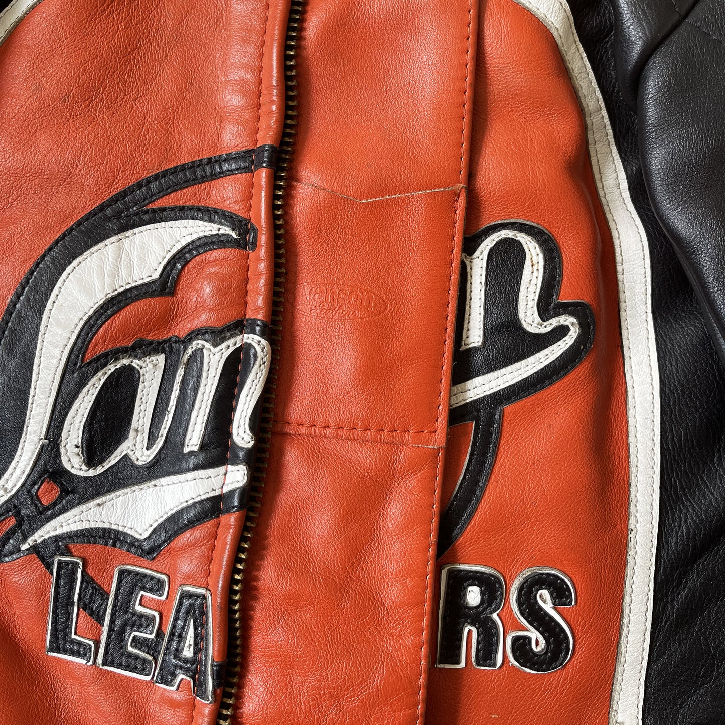 Vanson Leathers Bart Motorcycle Racer Jacket - S