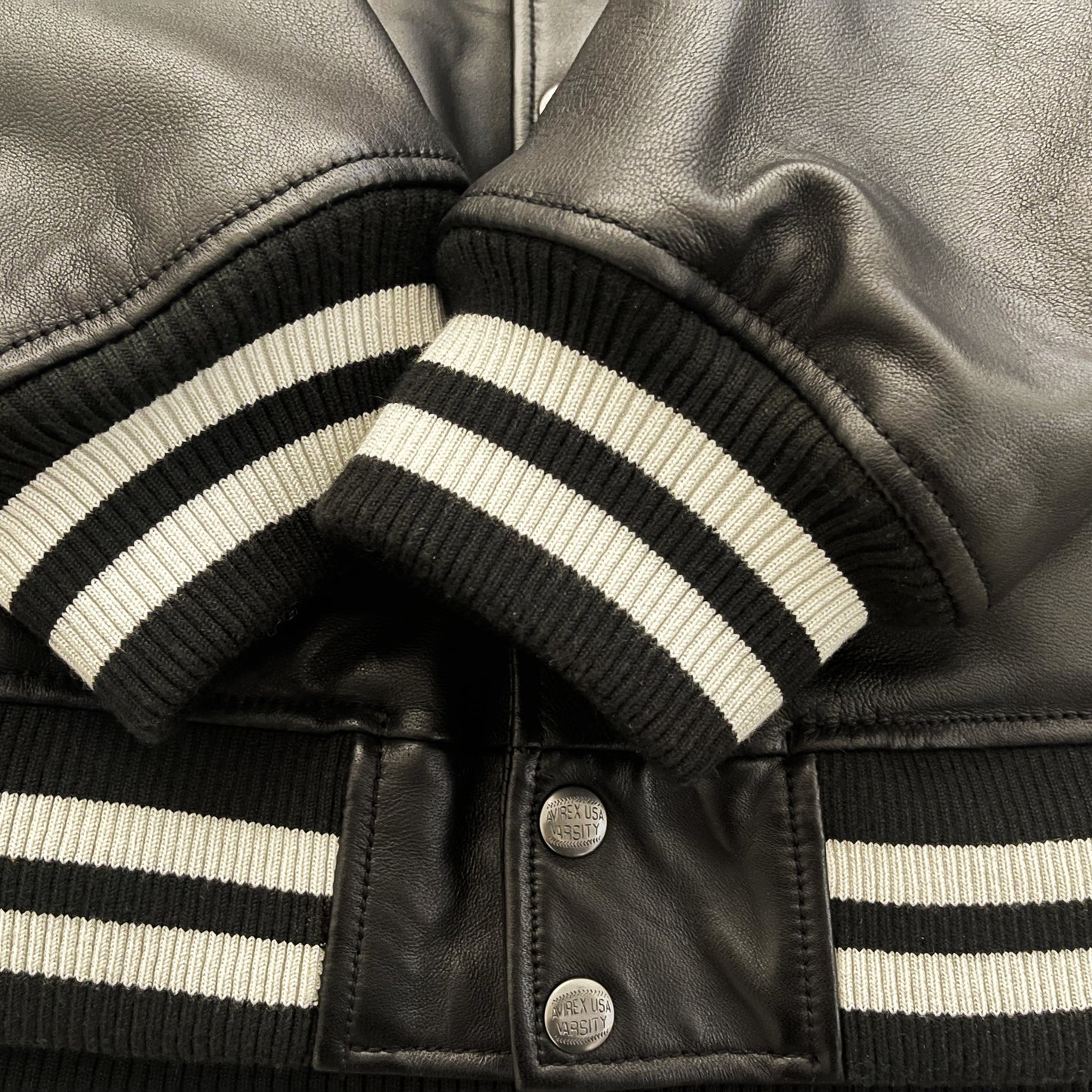 Avirex Leather Varsity Jacket