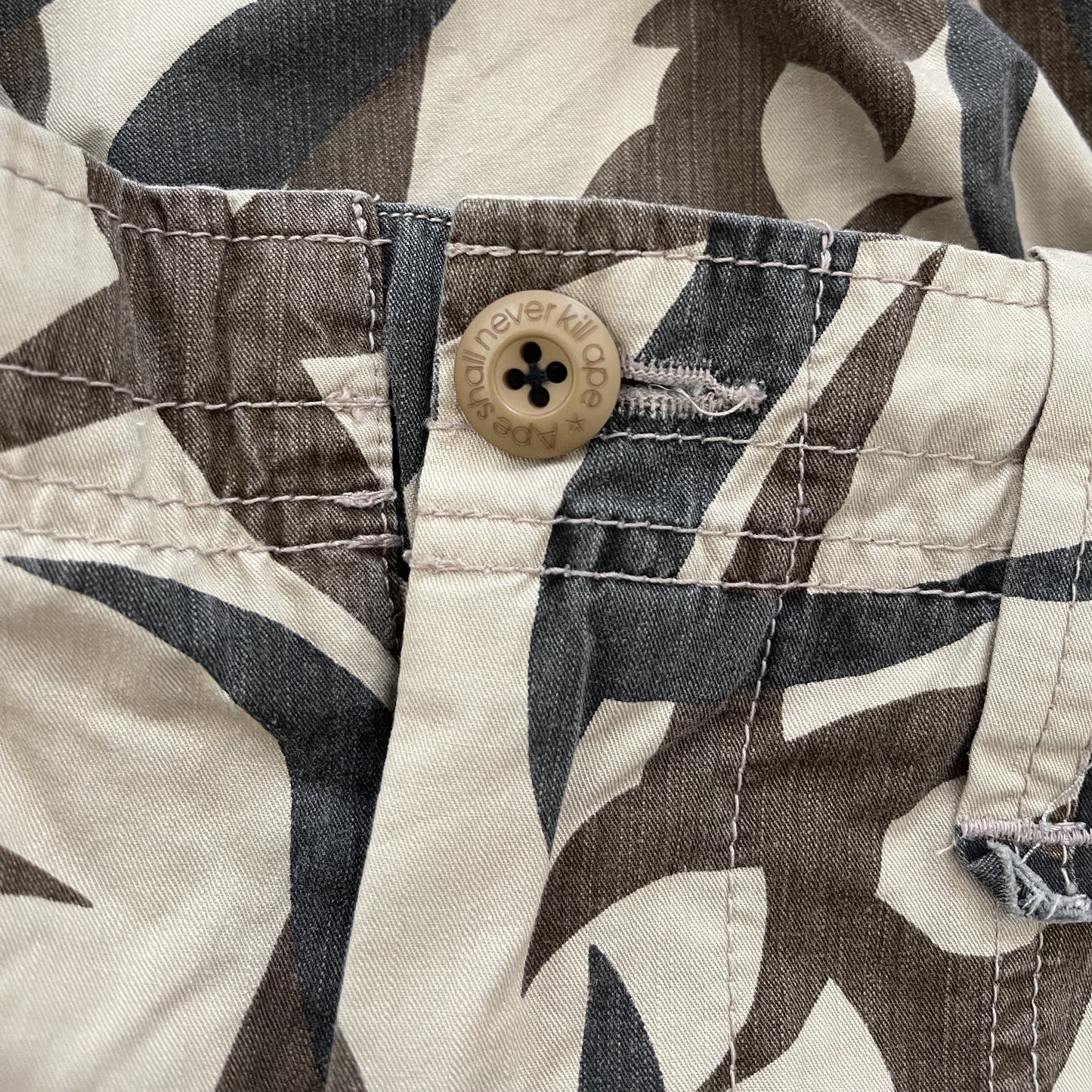 Bape Tribal Camo Cargo Shorts