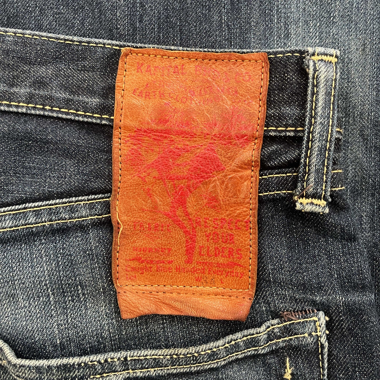 Kapital 14oz Dark Wash Jeans