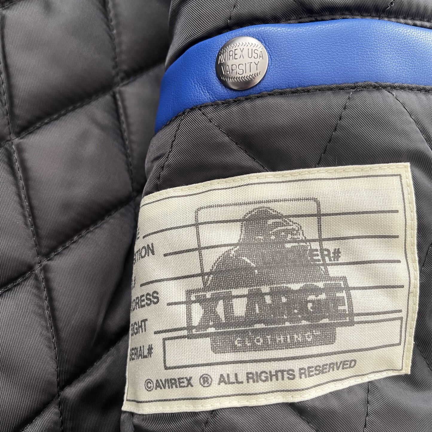 Avirex x XLARGE Leather Varsity Jacket