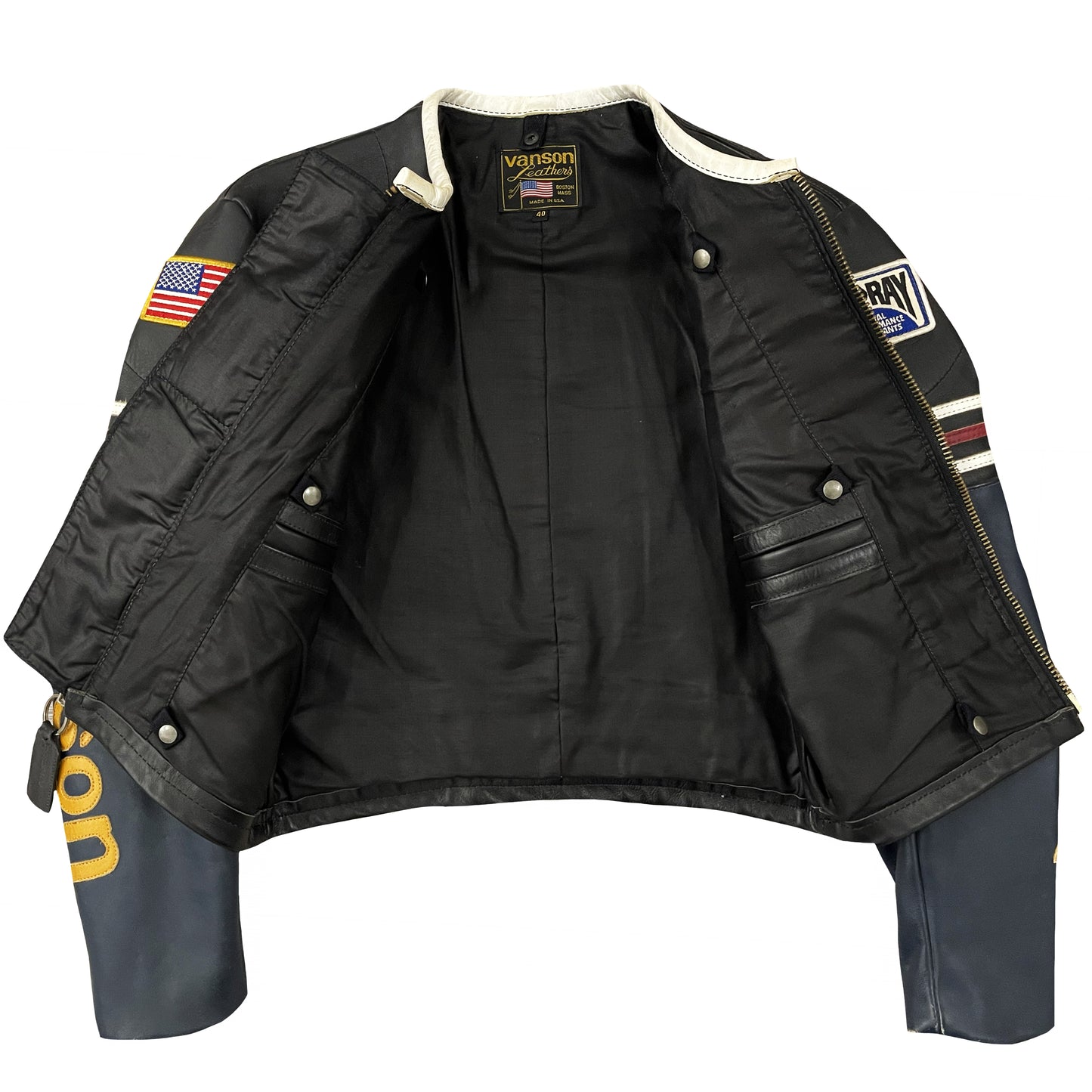 Vanson Leathers One Star Motorcycle Racer Jacket