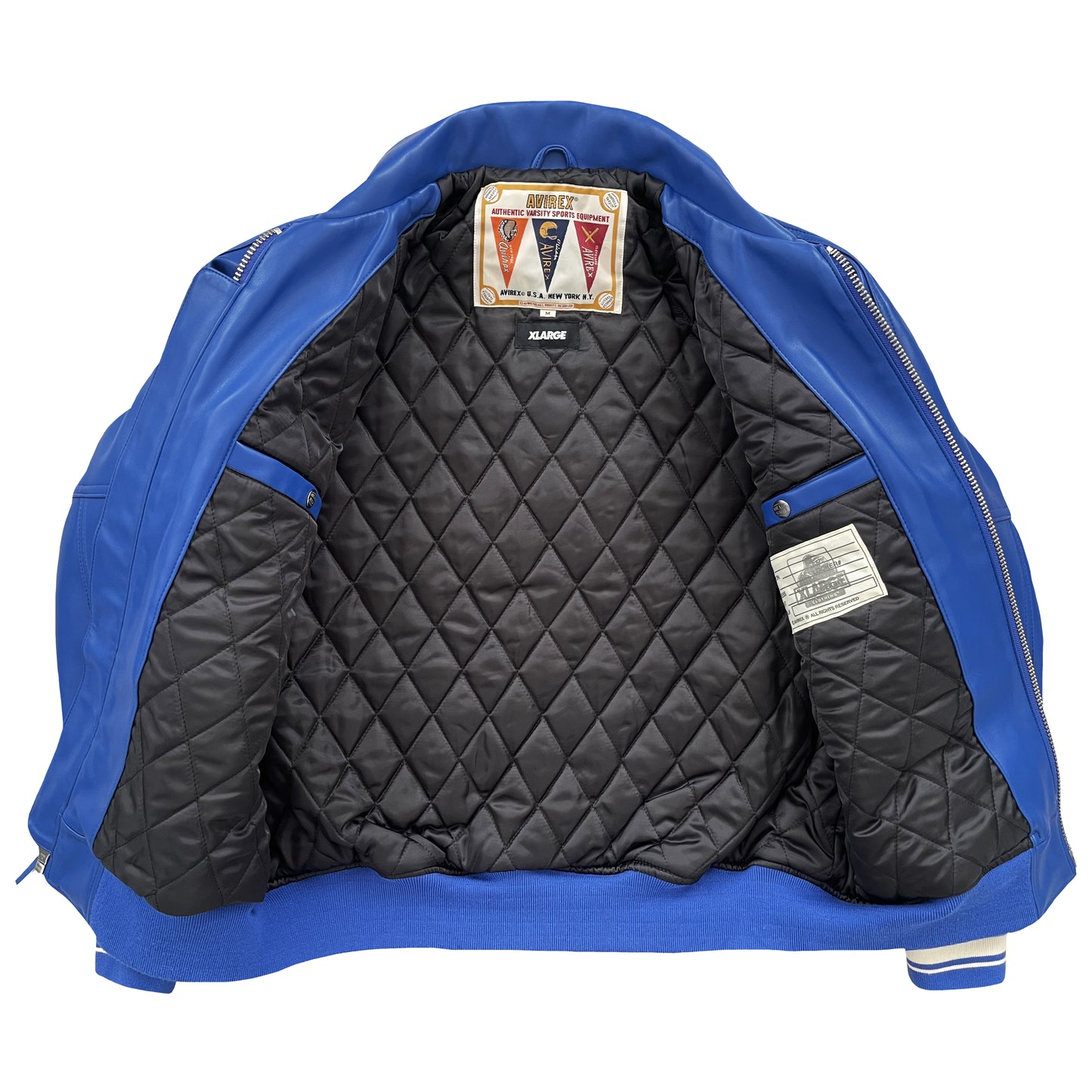 Avirex x XLARGE Leather Varsity Jacket