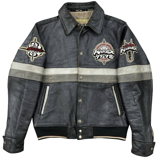 Avirex Leather Varsity Jacket