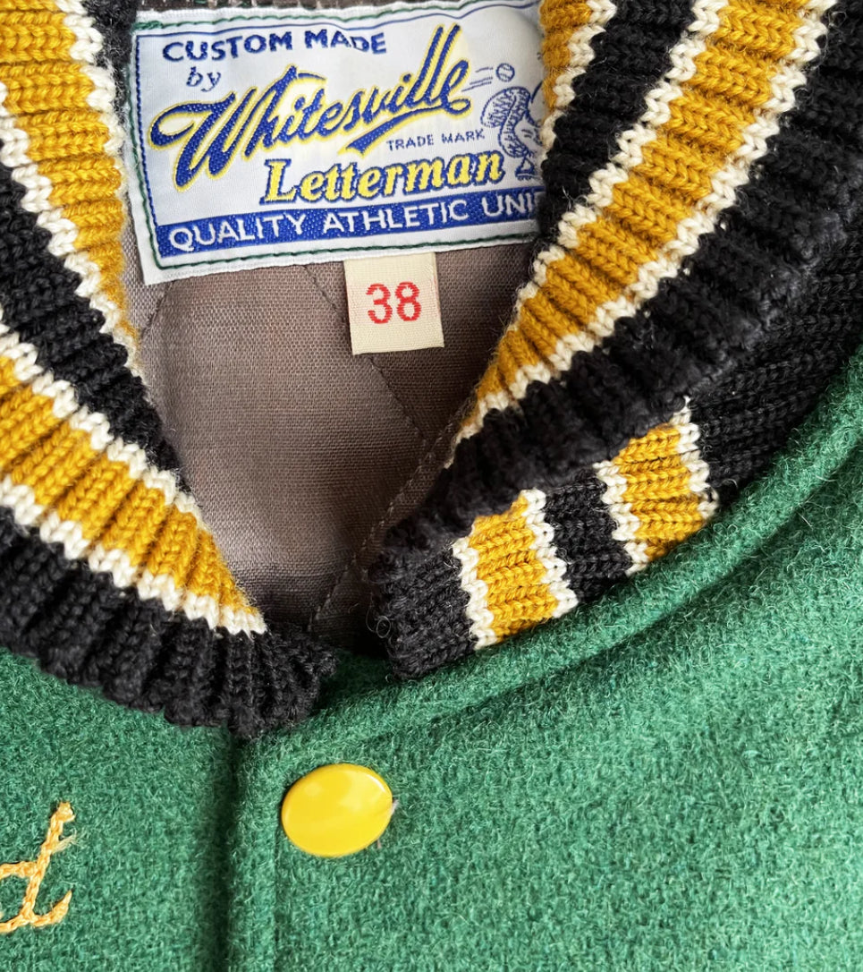 Whitesville Golden Jaws Varsity Jacket - M