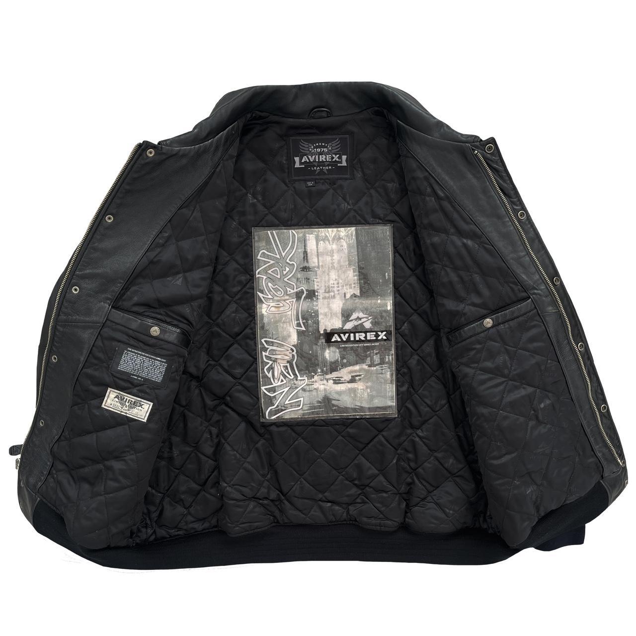 Avirex Leather Varsity Jacket