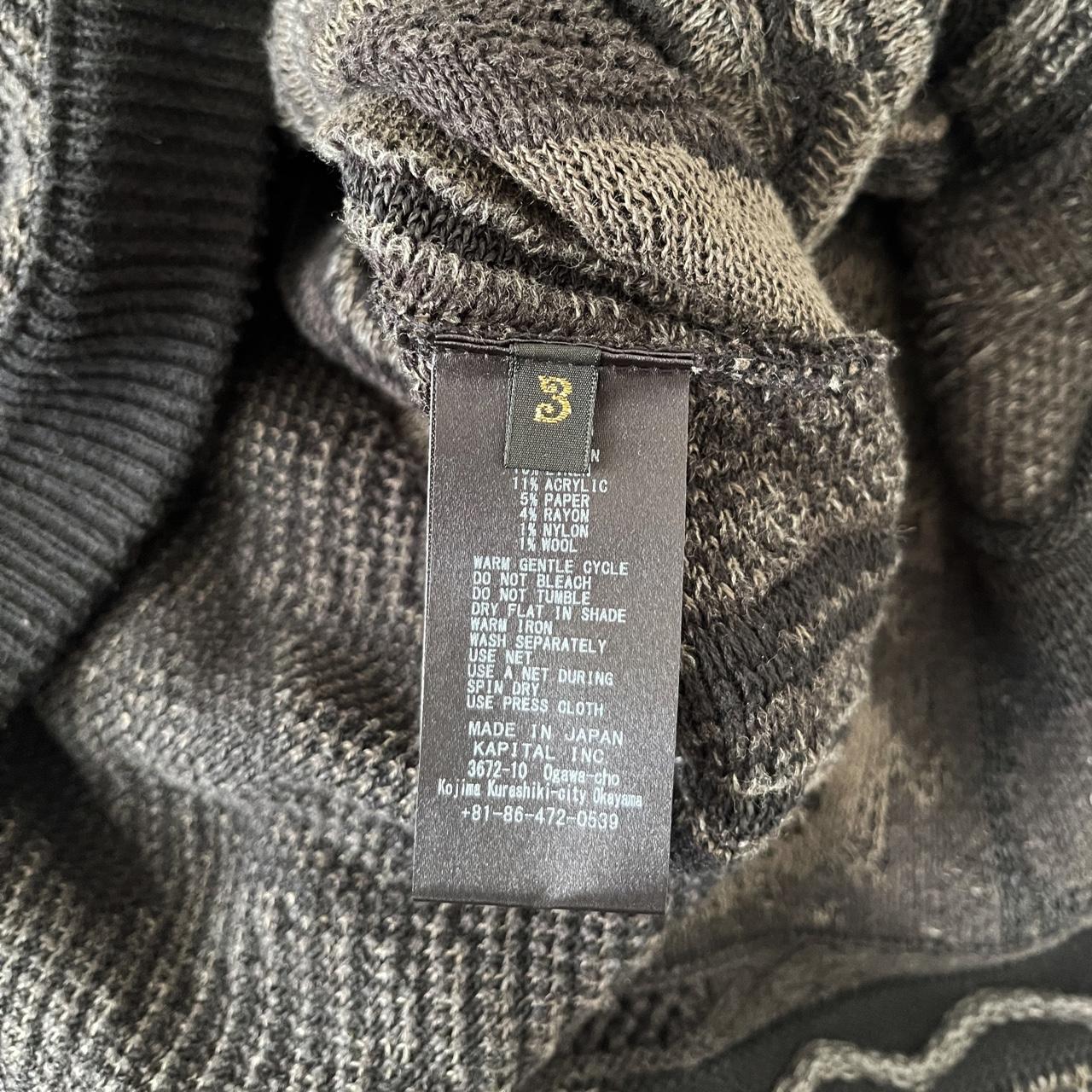 Kapital 7G Boro Gaudy Knit Sweater