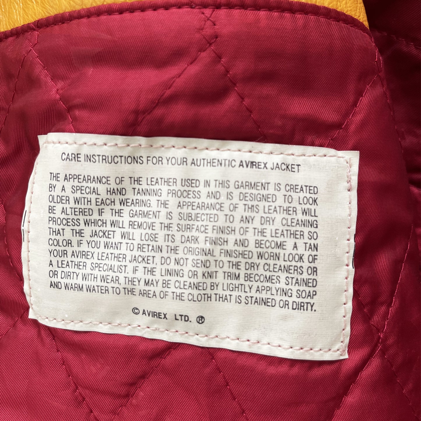 Avirex Leather Varsity Jacket