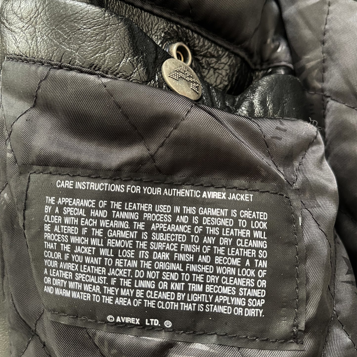 Avirex Leather Varsity Jacket