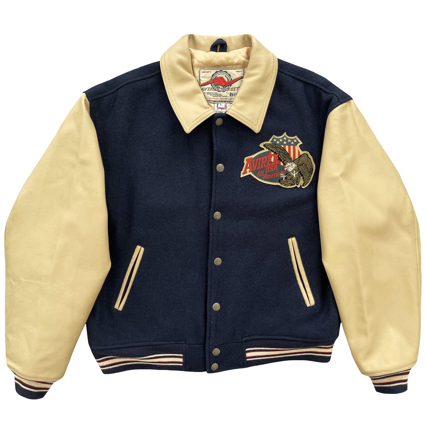 Avirex Leather Varsity Jacket