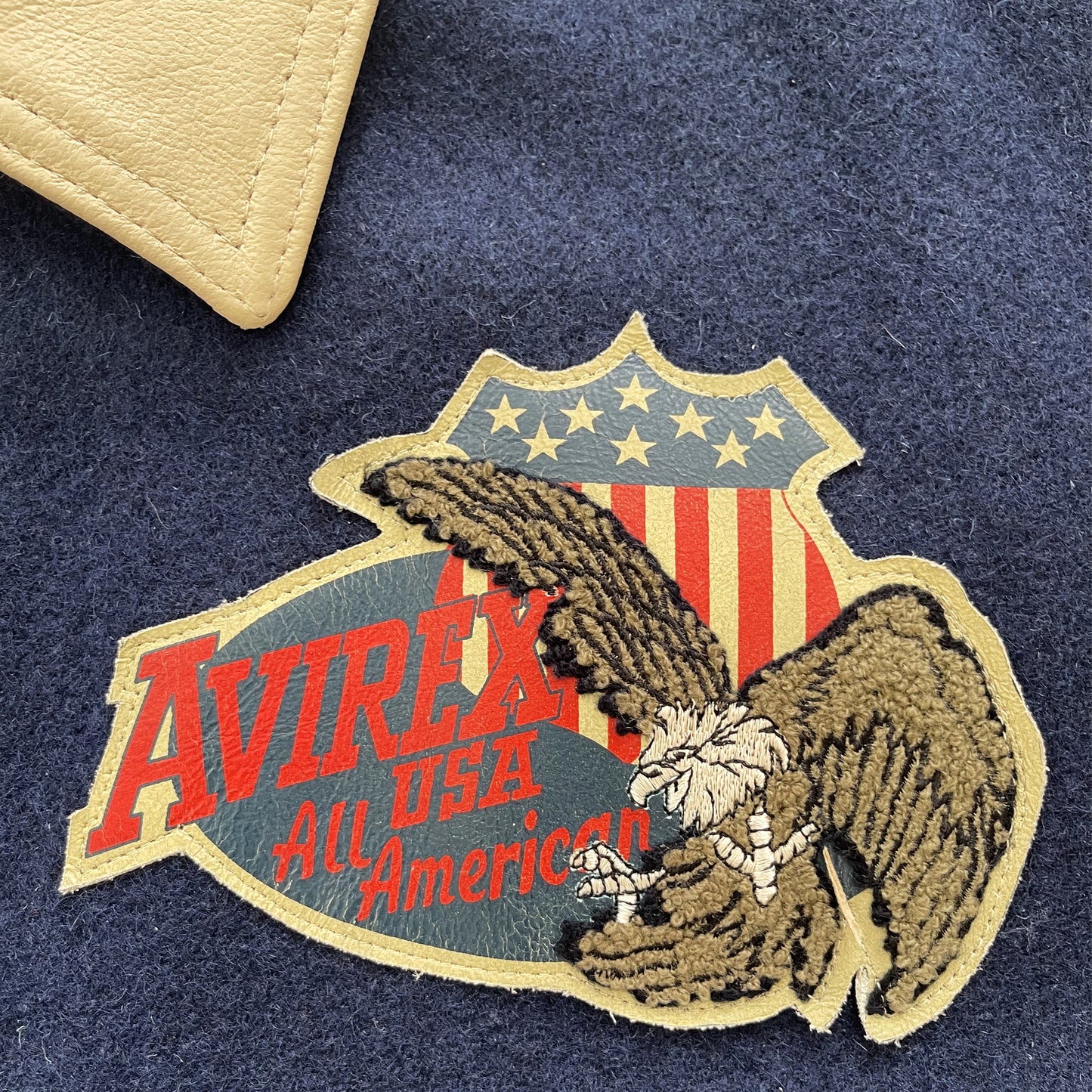 Avirex Leather Varsity Jacket