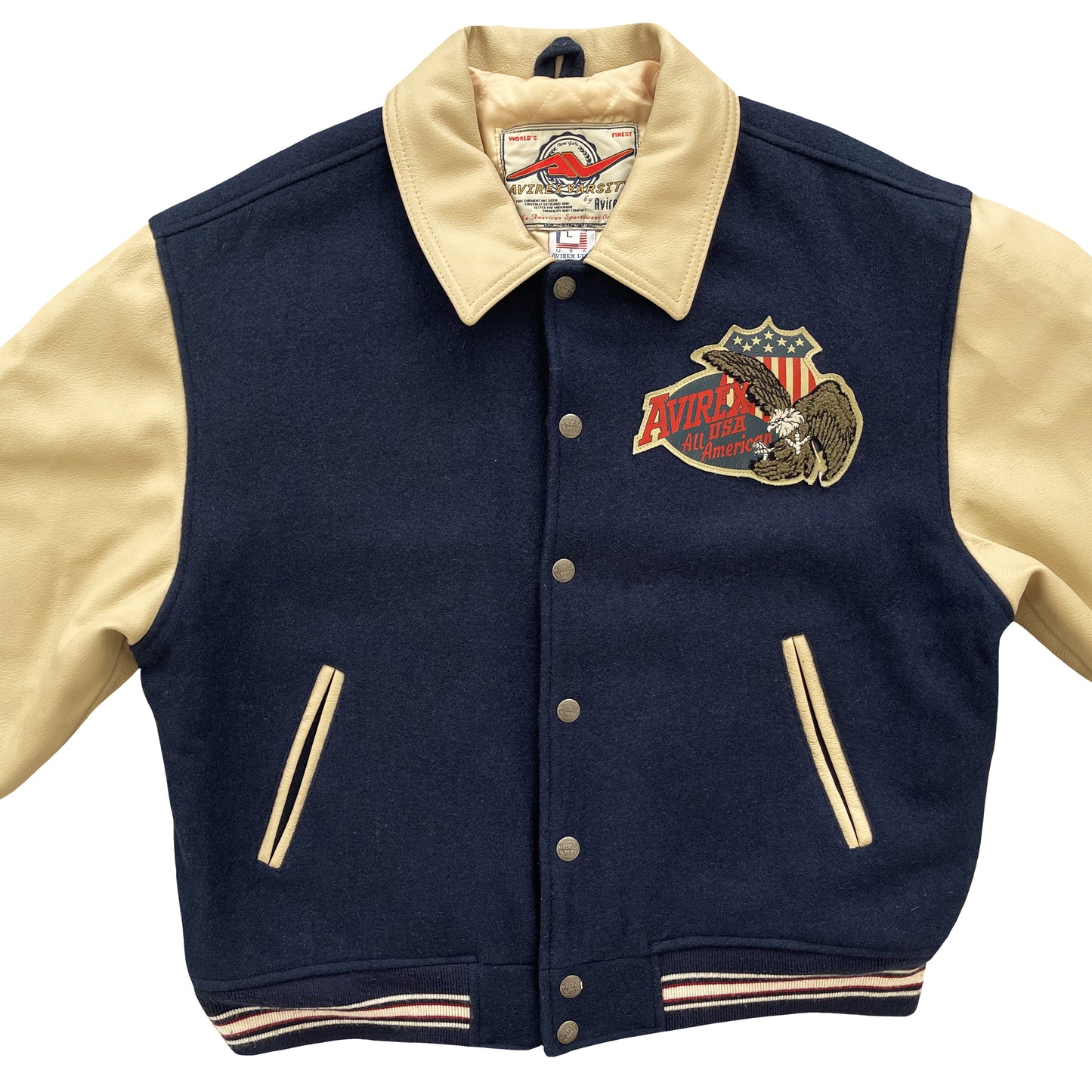 Avirex Leather Varsity Jacket