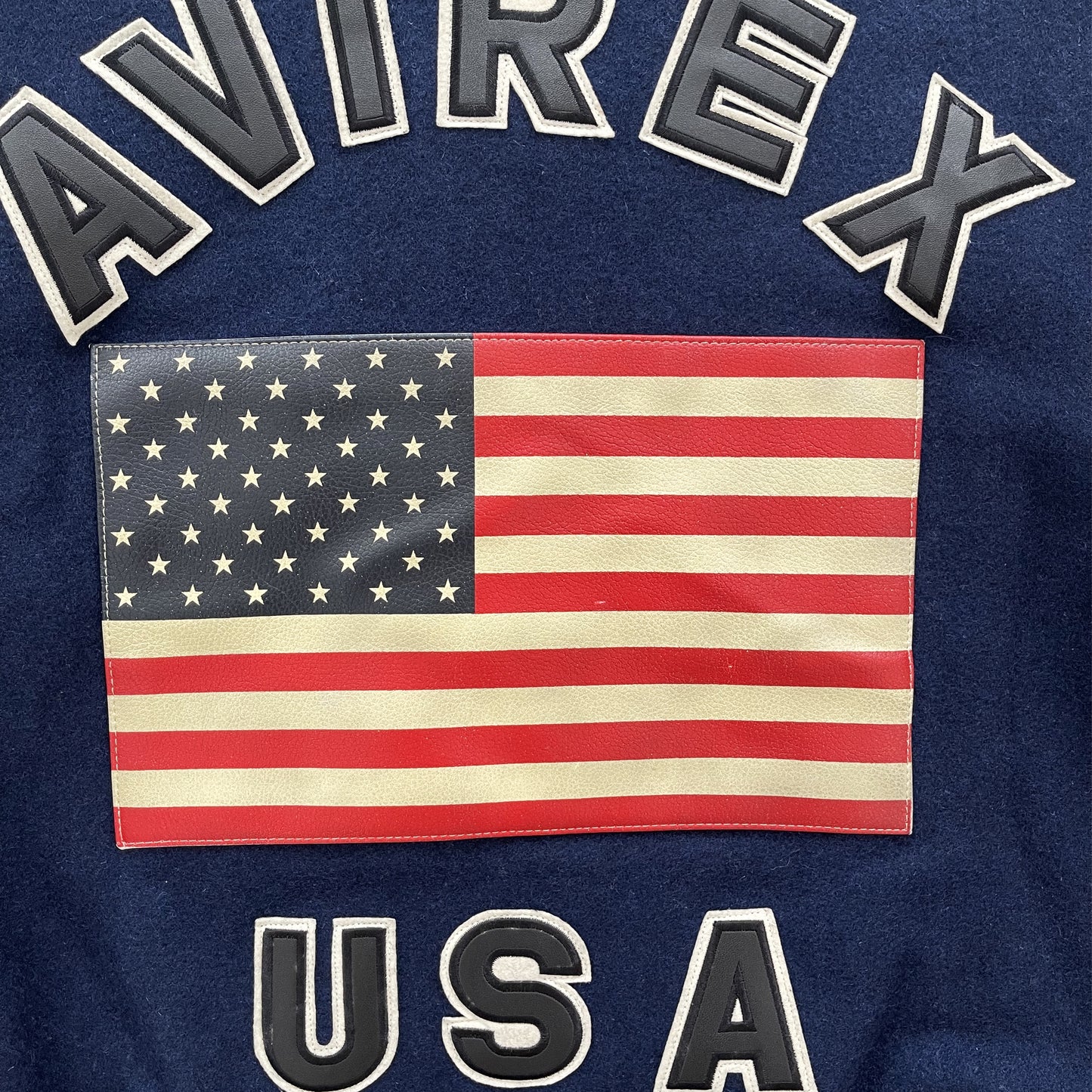 Avirex Leather Varsity Jacket