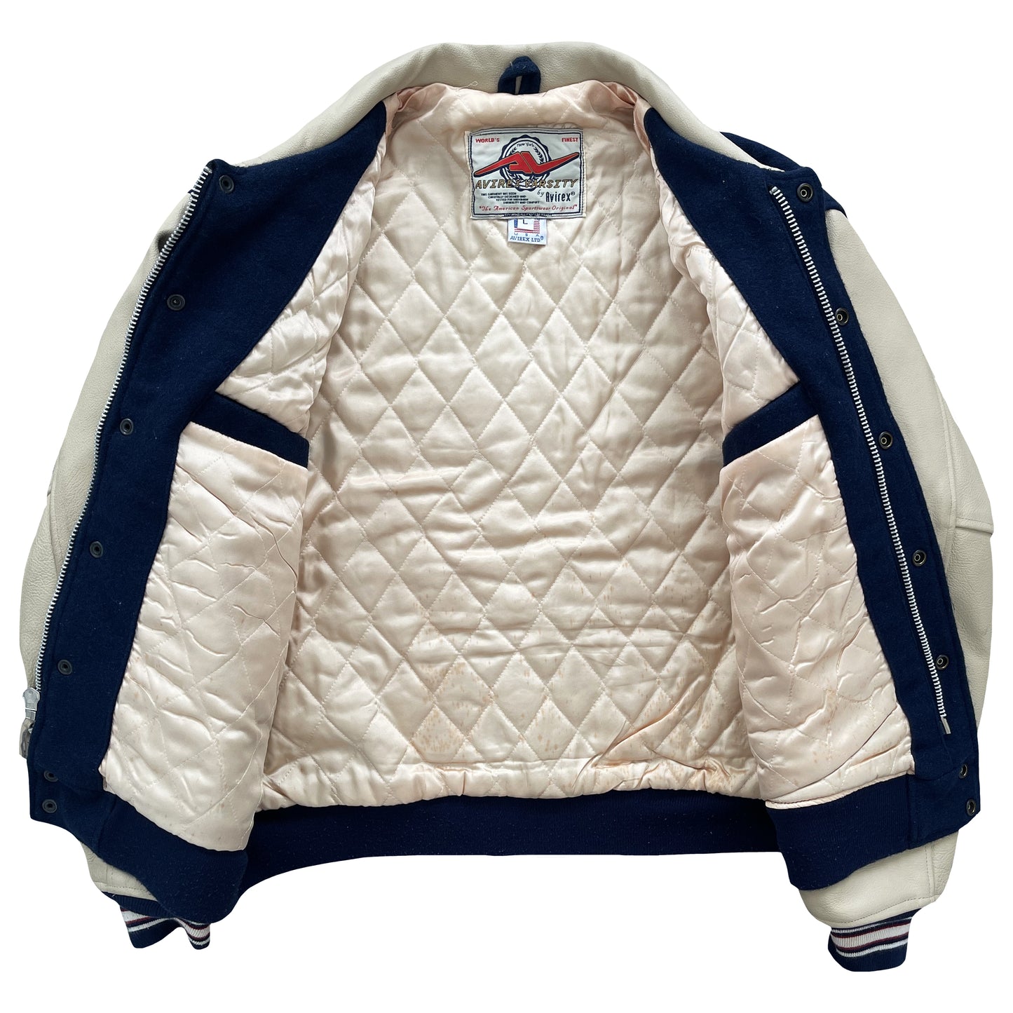 Avirex Leather Varsity Jacket