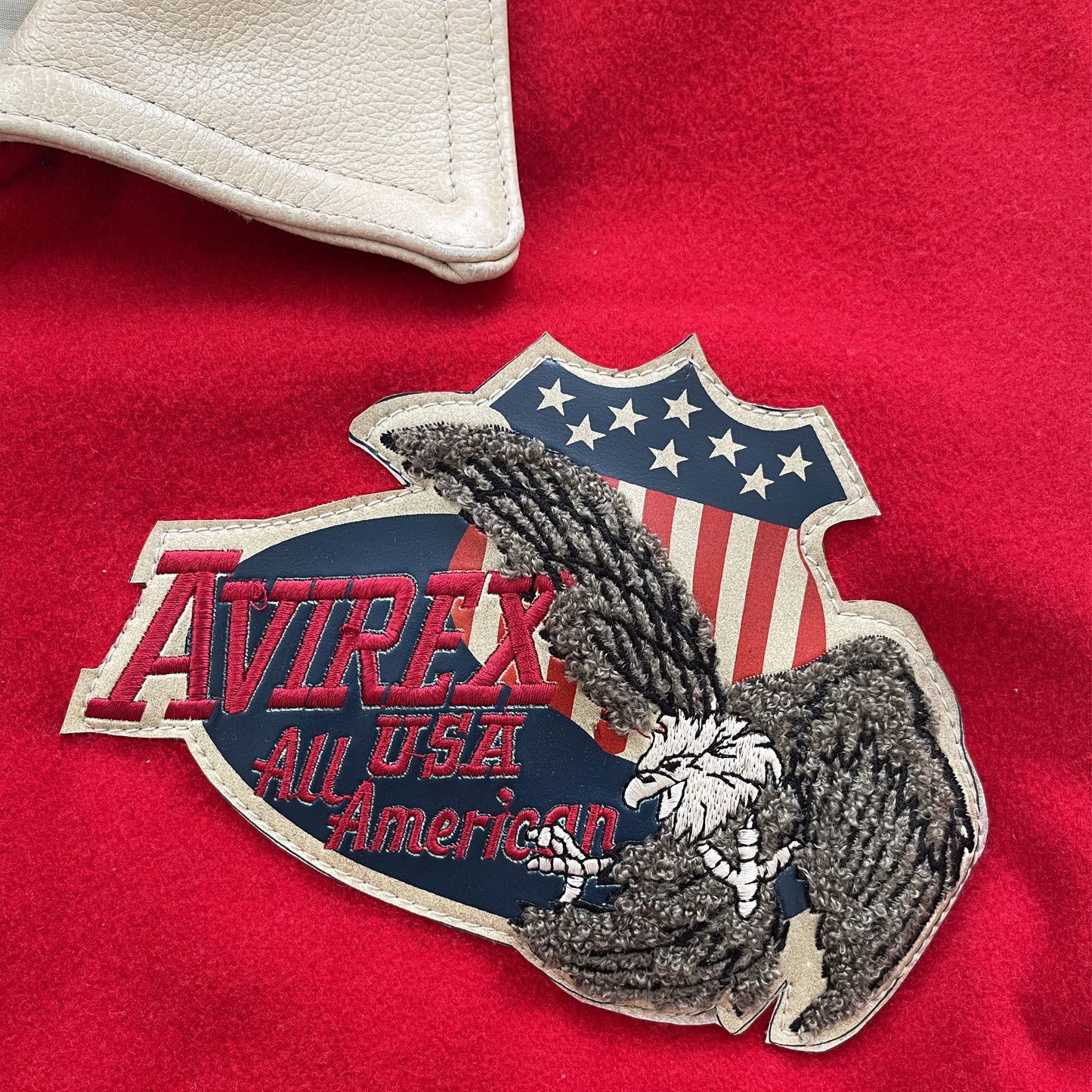 Avirex Leather Varsity Jacket