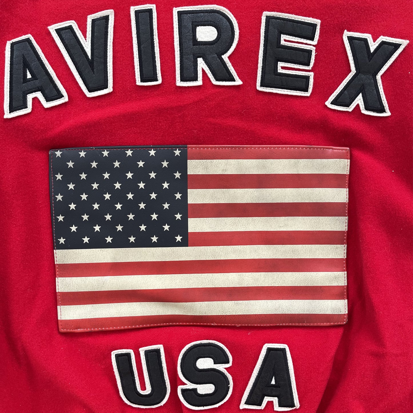 Avirex Leather Varsity Jacket