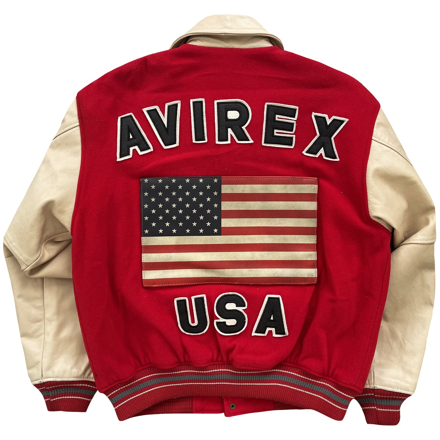 Avirex Leather Varsity Jacket