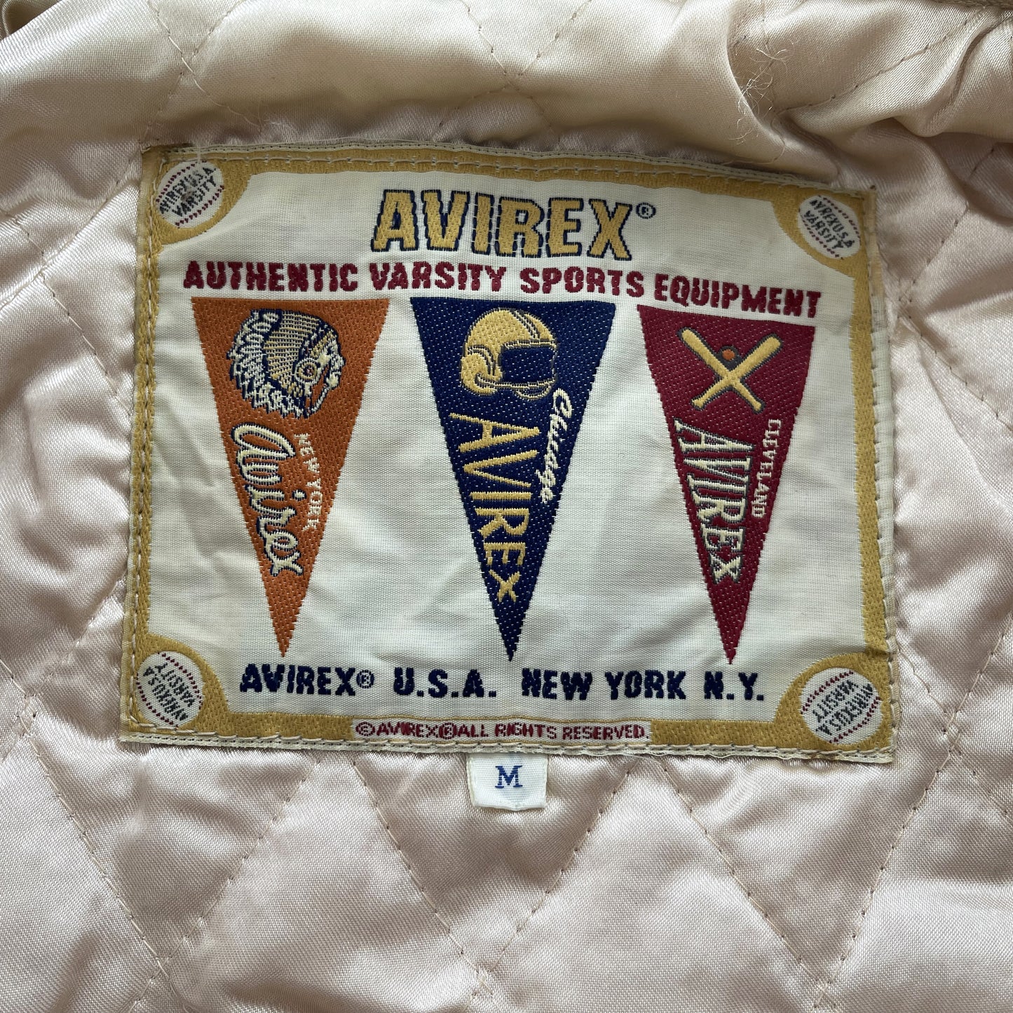 Avirex Leather Varsity Jacket