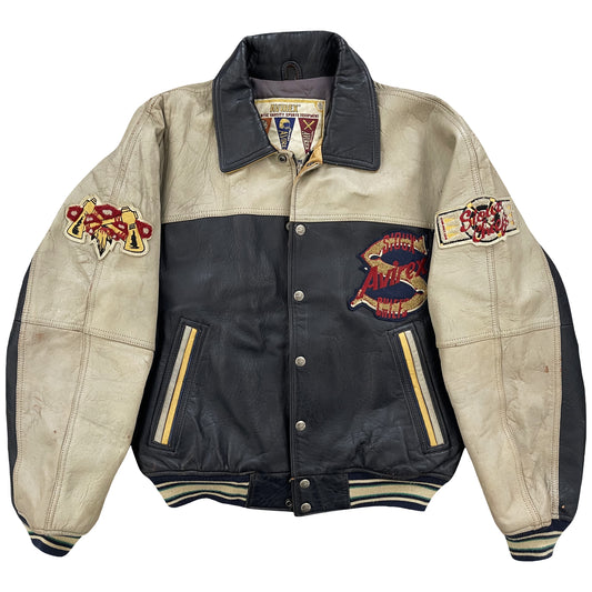 Avirex Leather Varsity Jacket