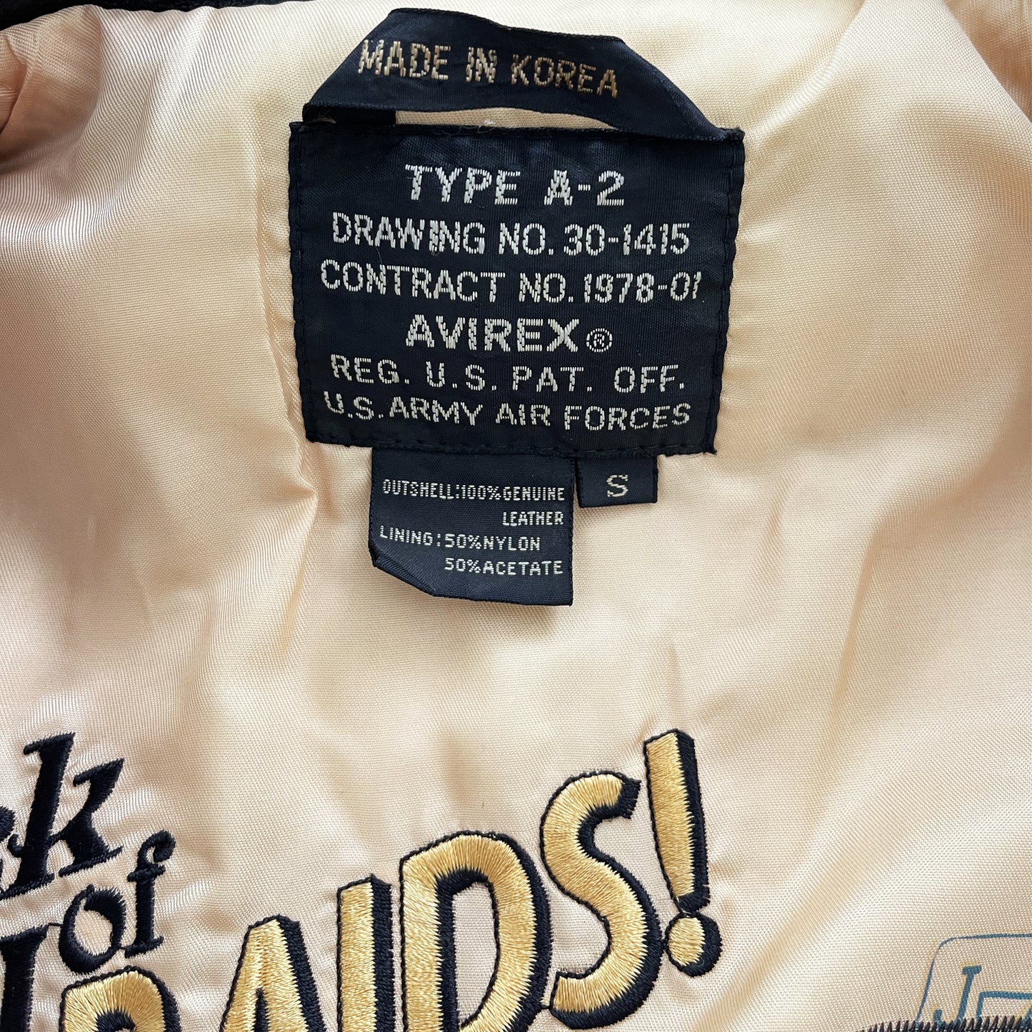 Avirex Leather Flight Jacket