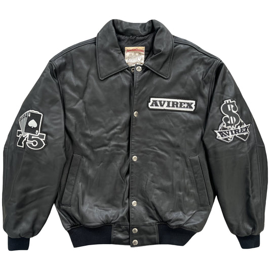Avirex Leather Varsity Jacket