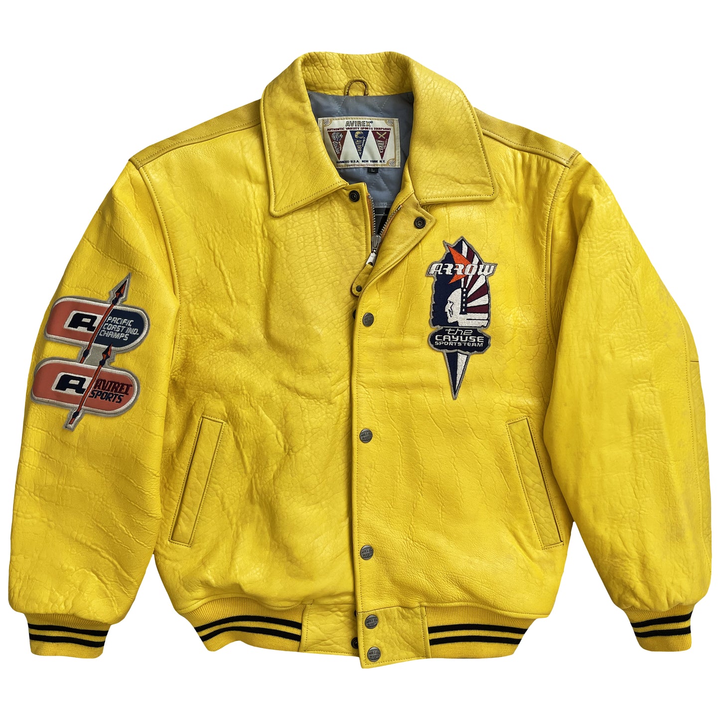 Vintage Avirex Leather Varsity Jacket