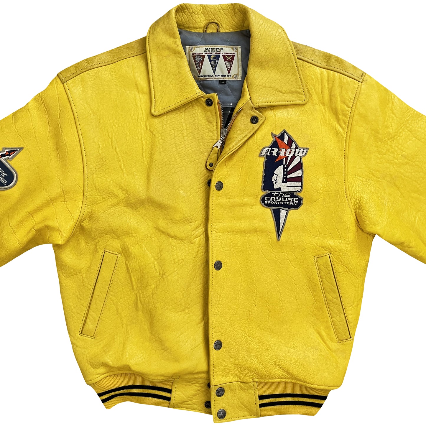 Avirex Leather Varsity Jacket