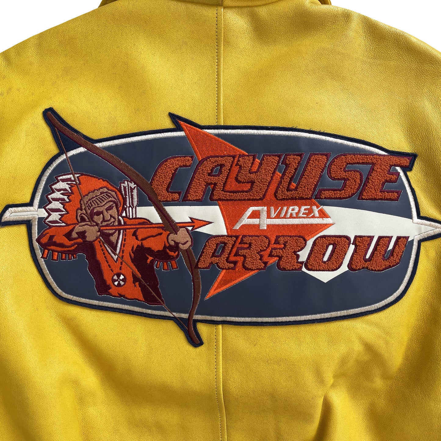 Avirex Leather Varsity Jacket
