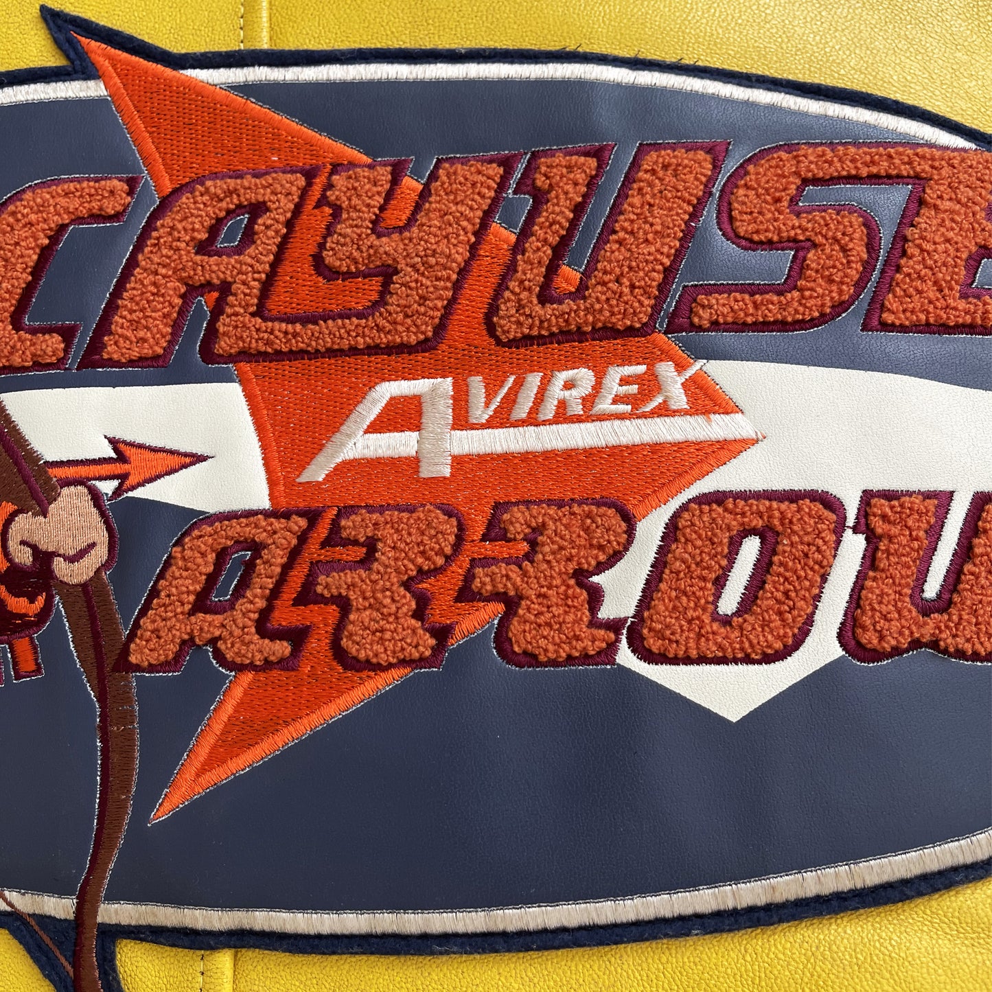 Avirex Leather Varsity Jacket