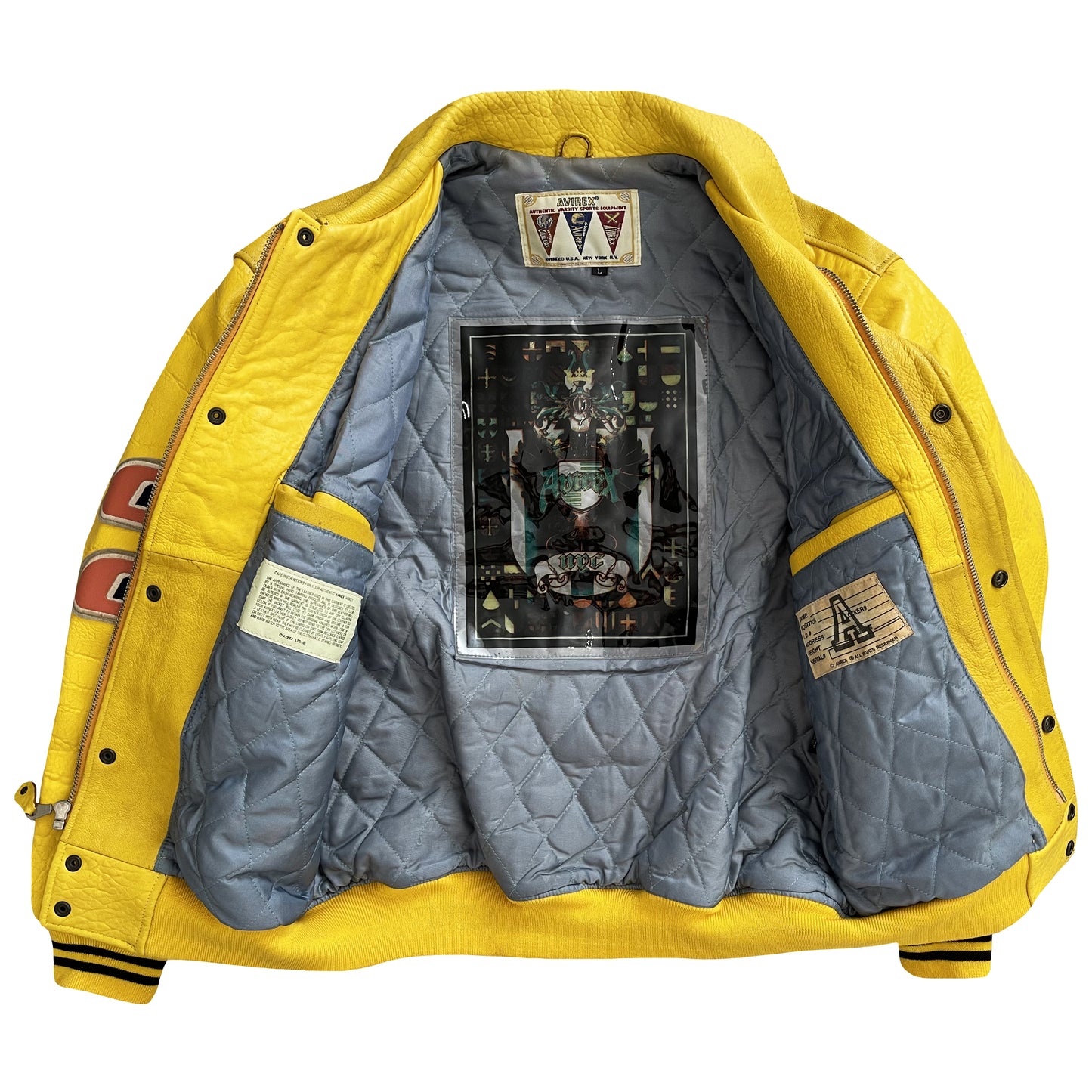 Avirex Leather Varsity Jacket