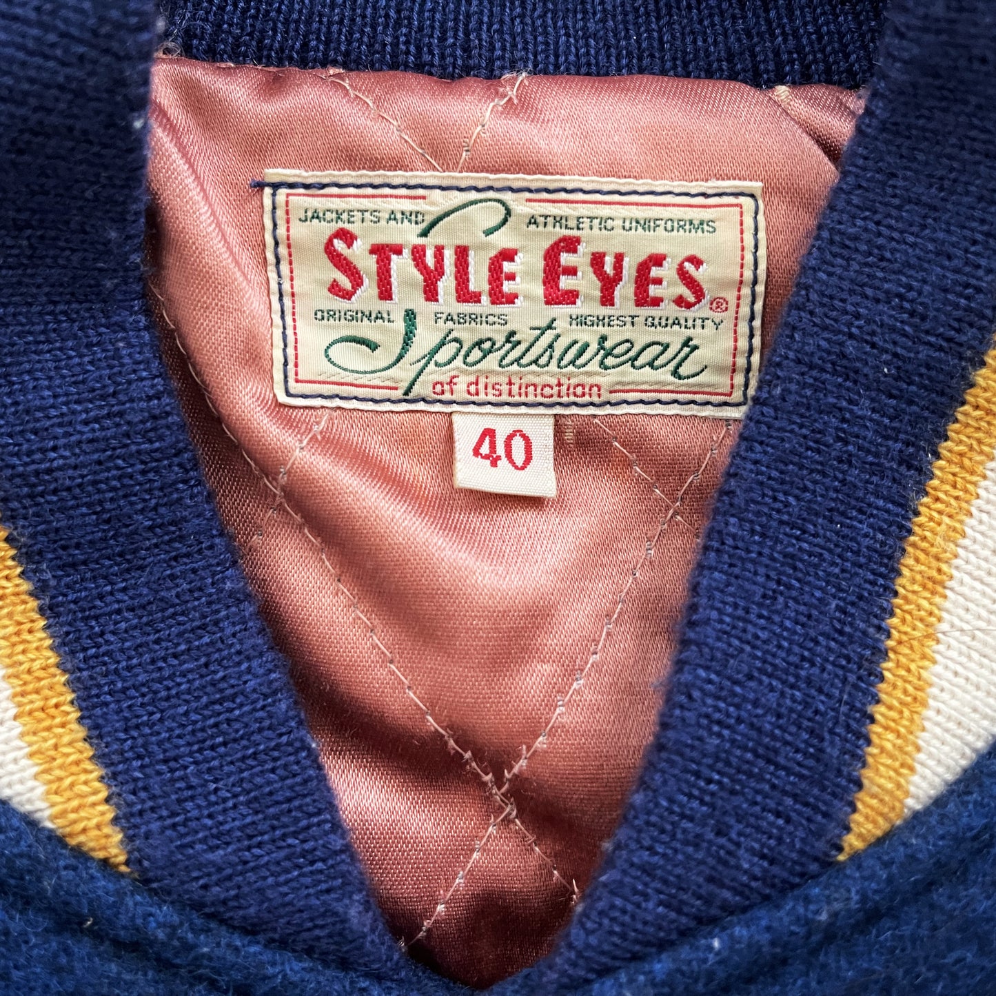 style eyes vintage varsity jacket