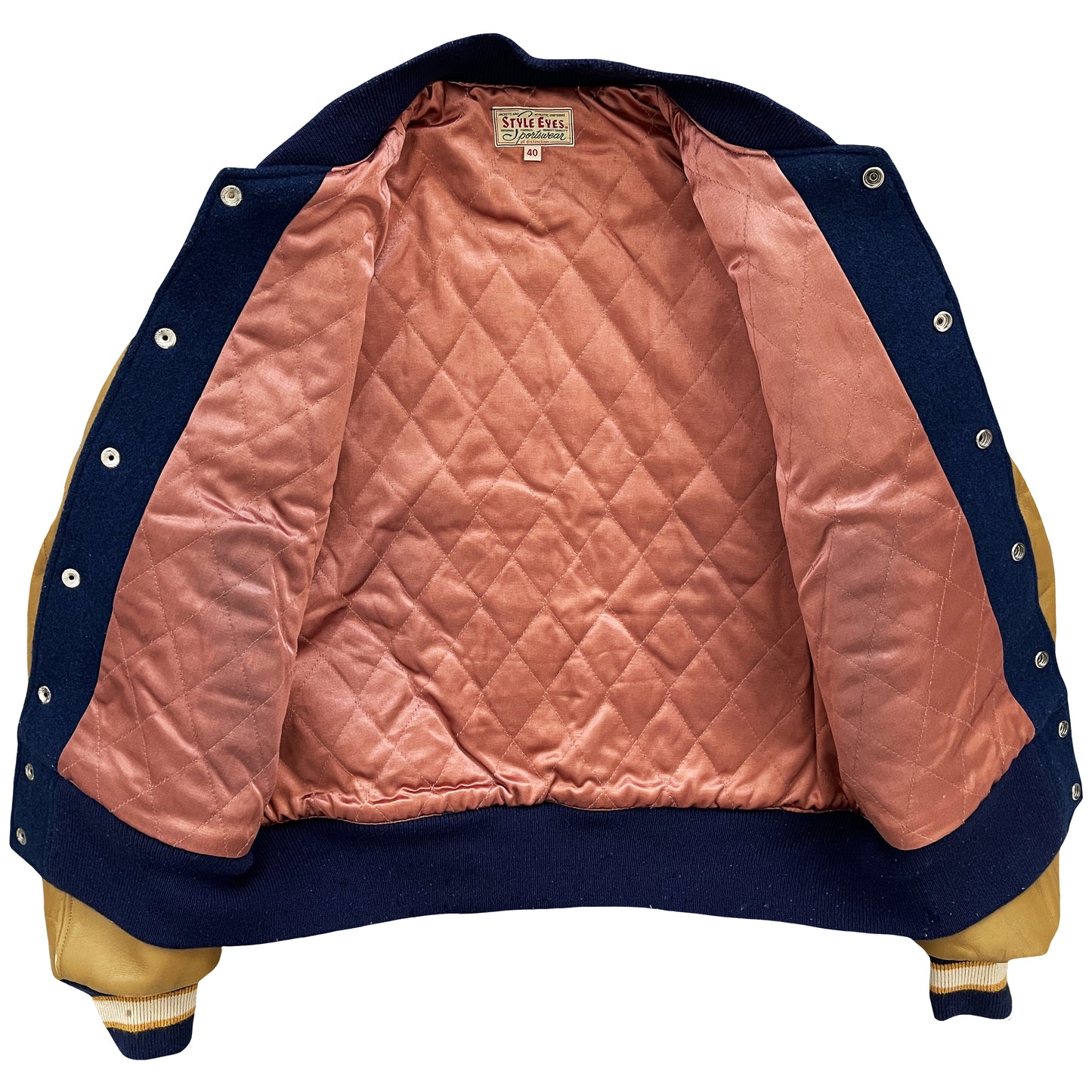 style eyes vintage varsity jacket