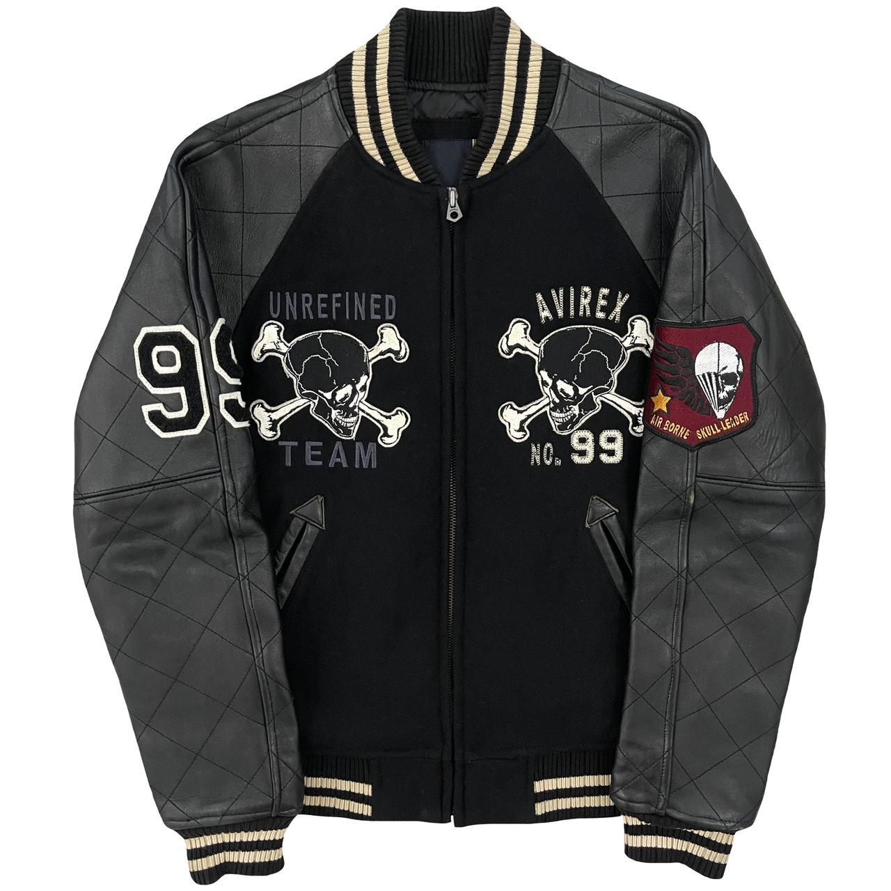 avirex skull jacket