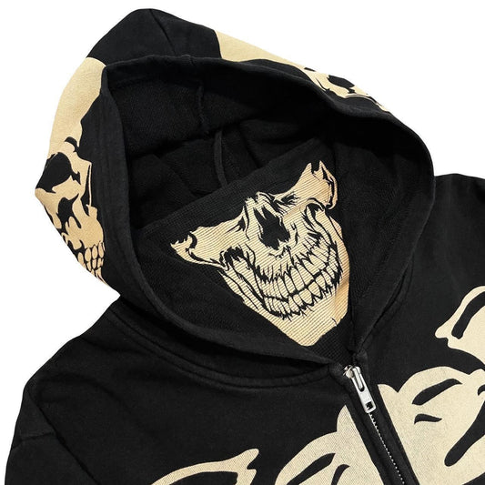 Vanson Skeleton Hoodie