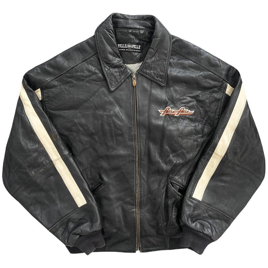 Pelle Pelle Leather Varsity Jacket