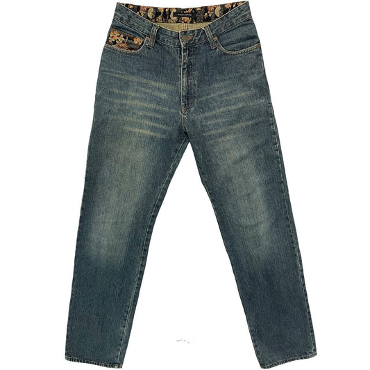 Japanese Koi Fish Multipocket Jeans
