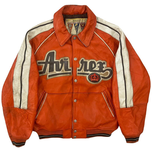 Avirex Leather Varsity Jacket