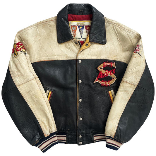 Avirex Leather Varsity Jacket