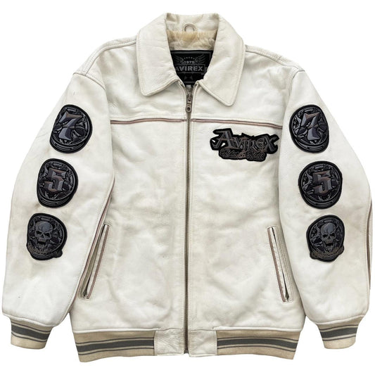 Avirex Leather Varsity Jacket