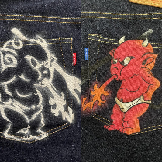 Tedman's Airbrushed Selvedge Jeans