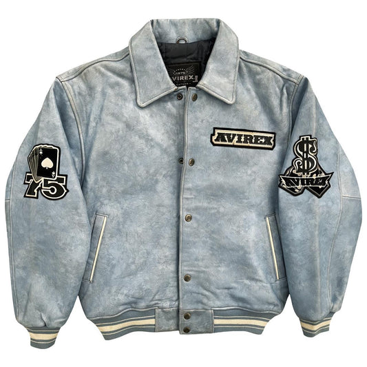 Avirex Leather Varsity Jacket